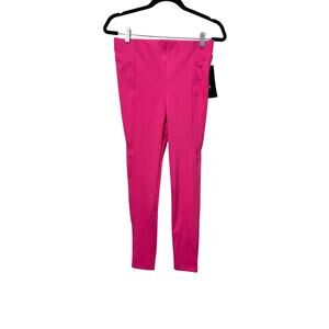 Five The Label NWT Dance Wear Hot Pink Side Pocket Full Length Leggings size L
